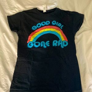 Black graphic tee
